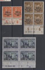 258 - Deutsches Reich Infla Nr. 258 - 260 HAN 