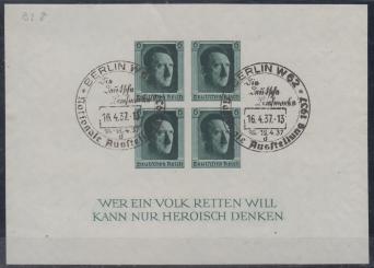 08 - Deutsches Reich Block 8 