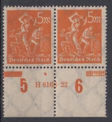 238 - Deutsches Reich Infla Nr. 238 HAN H 8168.22 
