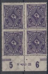 230 - Deutsches Reich Infla Nr. 230 HAN H 8012.22 