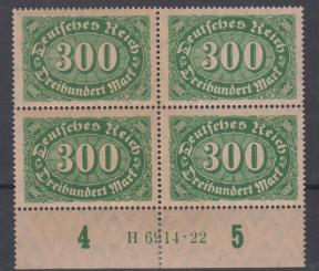 221 - Deutsches Reich Infla Nr. 221 HAN H 6914.22 
