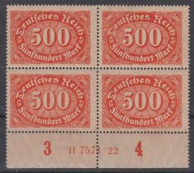 223 - Deutsches Reich Infla Nr. 223 HAN H 7571.22 