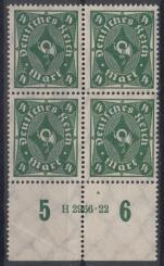 226 - Deutsches Reich Infla Nr. 226 HAN H 2966.22 