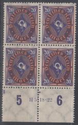 207 - Deutsches Reich Infla Nr. 207 HAN H 5118.22 