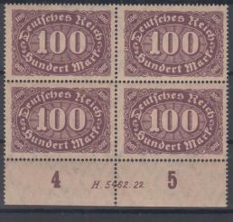 219 - Deutsches Reich Infla Nr. 219 HAN H 5462.22 