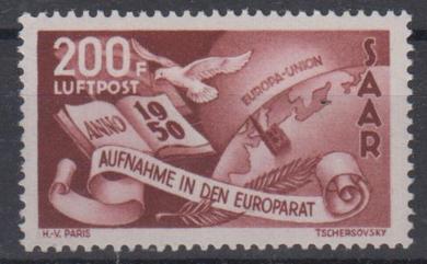 298 - Saarland Flugpost Nr. 298 