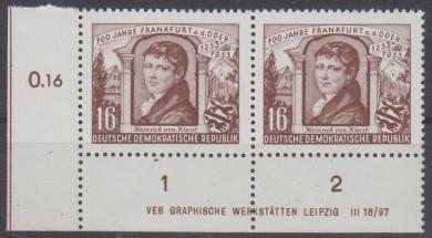 358 - DDR Nr. 358 DV 