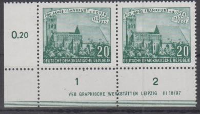 359 - DDR Nr. 359 DV 