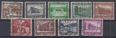 634 - Deutsches Reich WHW 36 Nr. 634 - 642 