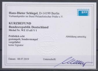 0183 - Bund Heuß WZ 15 a II YI 