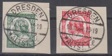 554 - Deutsches Reich Nr. 554 + 555 