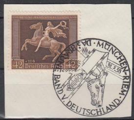 671 - Deutsches Reich Braunes Band Nr. 671 