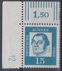 0351 - Bund bedeutende Deutsche Nr. 351 y DZ 12 