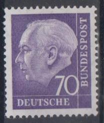 0263 - Bund Heuß 2 Nr. 263 x w Z 