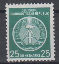 10 - DDR Dienstmarken A Nr. 10 x WZ XII 