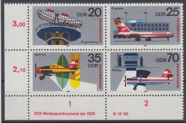 2516 - DDR Nr. 2516 - 2519 Viererblock DV 0 