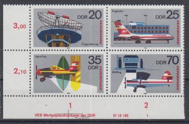 2516 - DDR Nr. 2516 - 2519 Viererblock DV 1 