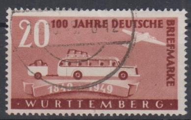 50 - Französische Zone Württemberg Nr. 50 