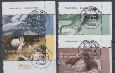 2578 - Bund Nr. 2578 + Nr. 2585 - 2587 