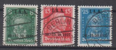 407 - Deutsches Reich Nr. 407 - 409 