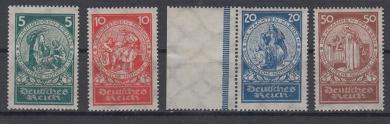 351 - Deutsches Reich Nothilfe Nr. 351 - 354 