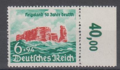 750 - Deutsches Reich Helgoland Nr. 750 OR 