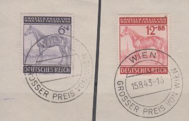 857 - Deutsches Reich Nr. 857 + 858 
