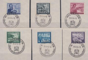 888 - Deutsches Reich Nr. 888 - 893 