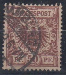 50 - Deutsches Reich Krone / Adler Nr. 50 d 
