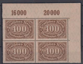 222 - Deutsches Reich Infla Nr. 222 a OR 
