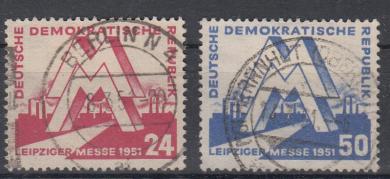 282 - DDR Nr. 282 + 283 
