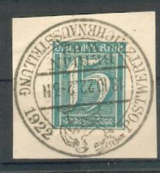 160 - Nr. 160 mit Sonderstempel 