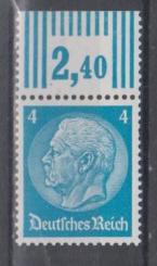 467 - Deutsches Reich Hindenburg Medaillon Nr. 467 W OR 3'7'3 