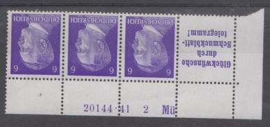 785 - Deutsches Reich W 155 HAN + DZ 