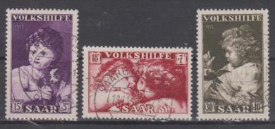 344 - Saarland Nothilfe Nr. 344 - 346 