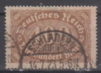 222 - Deutsches Reich Infla Nr. 222 b 