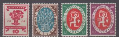107 - Deutsches Reich Infla Nr. 107 - 110 