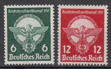 689 - Deutsches Reich Nr. 688 + 689 