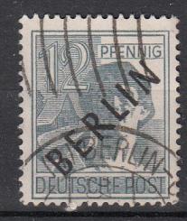 005 - Berlin Schwarzaufrduck Nr. 5 x 