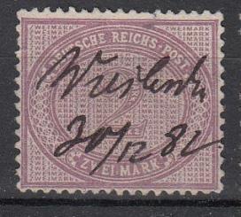 37 - Deutsches Reich Nr. 37 a 