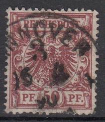 50 - Deutsches Reich Krone/Adler Nr. 50 a 