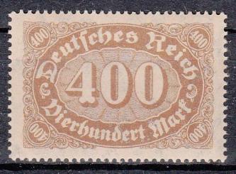 222 - Deutsches Reich Infla Nr. 222 b 