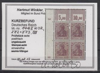 146 - Deutsches Reich Infla Nr. 146 W 