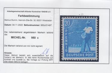 950 - Alliierte Besetzung Nr. 950 c 