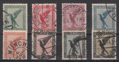 378 - Deutsches Reich Flugpost Nr. 378-384 