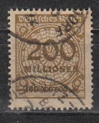 323 - Deutsches Reich Infla Nr. 323 Pb 