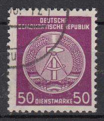25 - DDR Dienstmarken A Nr. 25 XI 