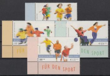 2165 - Bund Für den Sport 2001 Nr. 2165-2168 