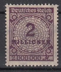 315 - Deutsches Reich Infla Nr. 315 AWa 
