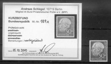 189 - Bund Nr. 189 x 